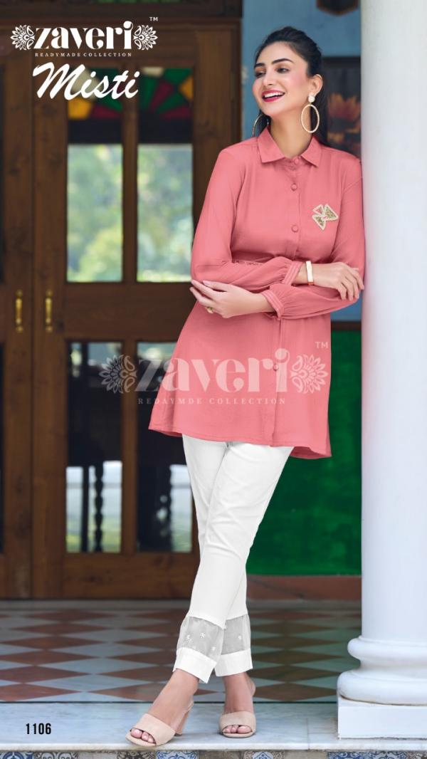 Zaveri Misti New Stylish Top With Bottom Collection